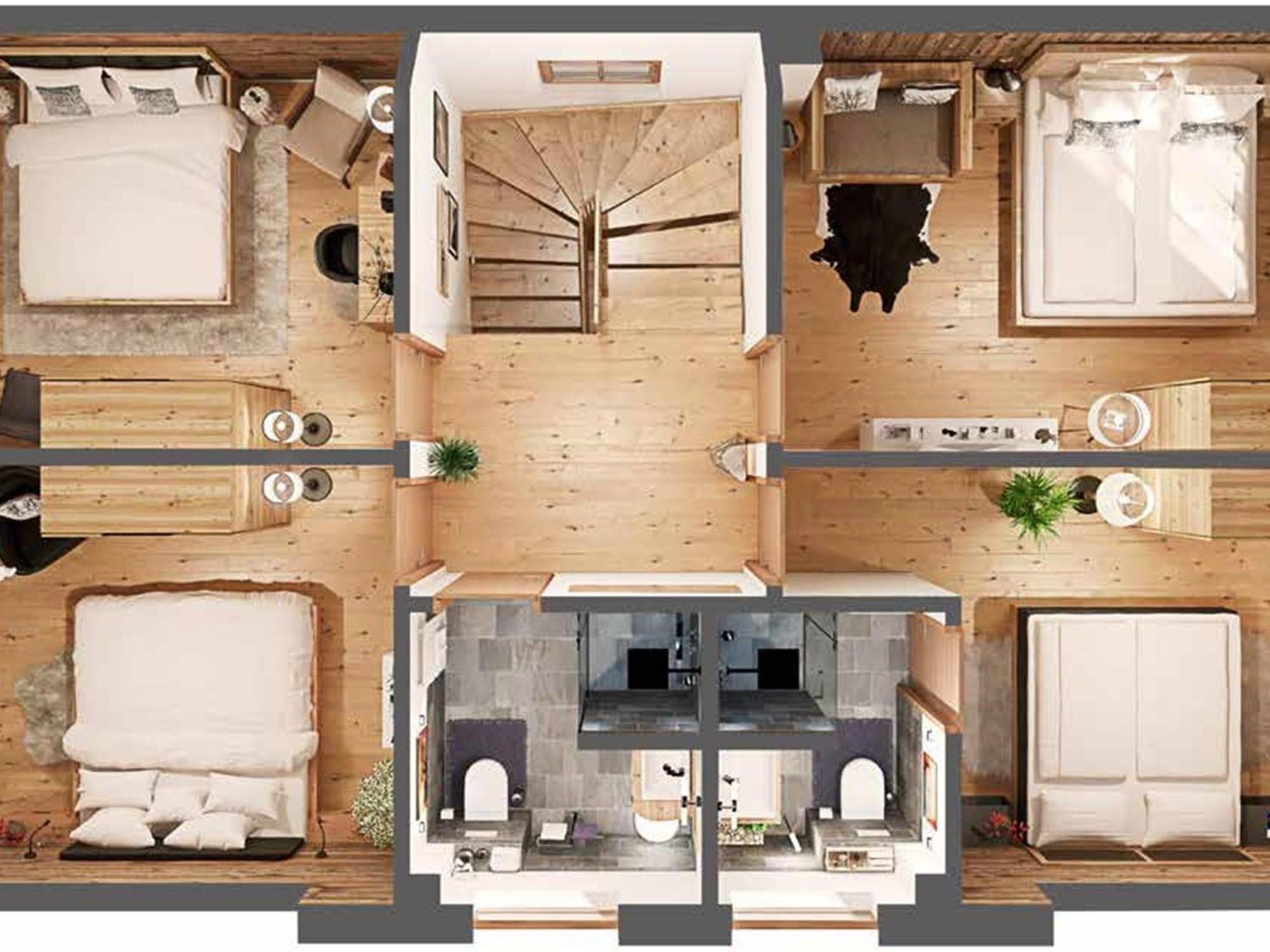 顿内斯班瓦德Haus Am Wald别墅 外观 照片